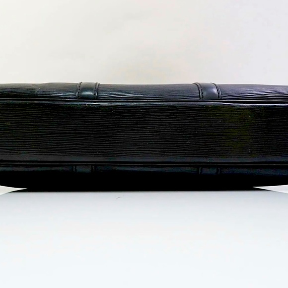 Auth LOUIS VUITTON Porte-Documents Voyage Black Epi Leather Briefcase Bag 🇫🇷 - Picture 5 of 10